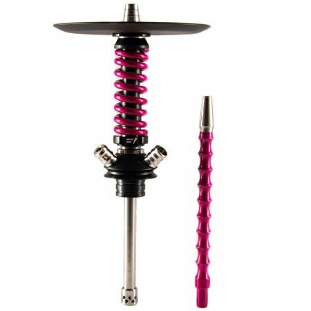 изображение товара Кальян MAMAY CUSTOMS Coilover Micro чёрно-розовый лак (без колбы)