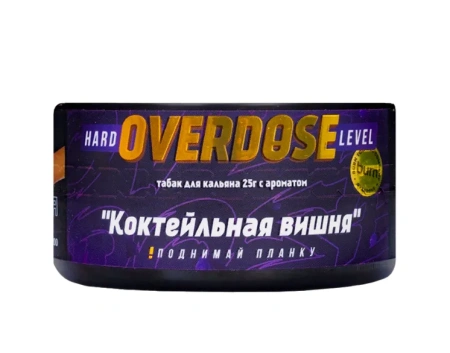 изображение товара Табак Overdose Maraschino Cherry (Коктейльная вишня) 25г