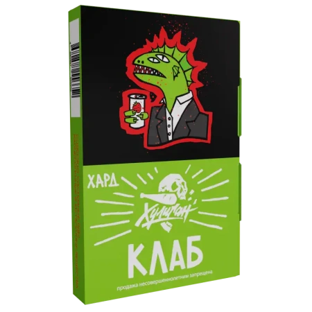 изображение товара Табак Хулиган Hard - Клаб (Клубничная газировка) 25г
