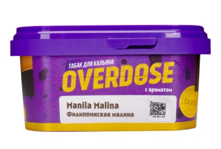 изображение товара Табак Overdose Manila Malina (Филиппинская малина) 200г