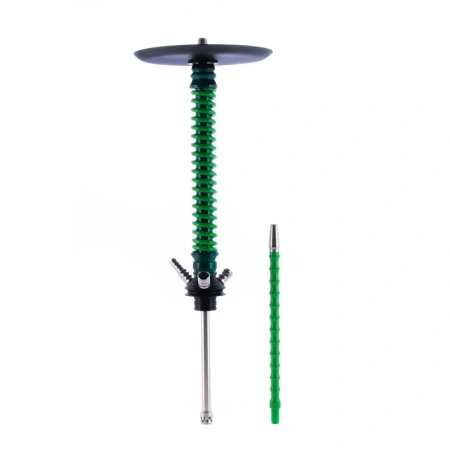изображение товара Кальян MAMAY CUSTOMS Coilovers зелёный лак-зелёный (без колбы)