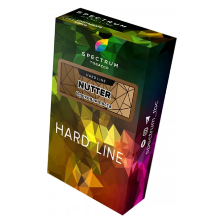изображение товара Табак Spectrum Hard Line - Nutter (Ореховая паста) - 40 г