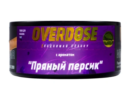 изображение товара Табак Overdose Kashmir Peach (Пряный персик) 100г