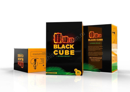 изображение товара Уголь для кальяна Black Cube 96 куб (1 кг)