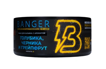 изображение товара Табак Banger Bluemist (Голубика, черника и грейпфрут) 100г