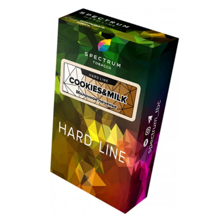 изображение товара Табак Spectrum Hard Line - Cookies & Milk (Молочное печенье) - 40 г
