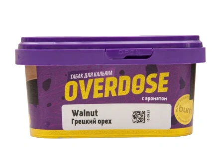 изображение товара Табак Overdose Walnut (Грецкий орех) 200г