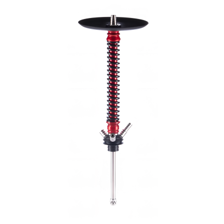 изображение товара Кальян MAMAY CUSTOMS Coilovers красный лак-чёрный (без колбы)