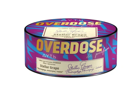 изображение товара Табак Overdose Stellar Grape De Parfum (Винтервуд, виноград, тонка) 25г