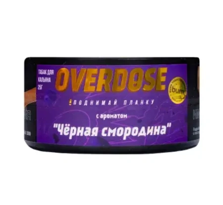 изображение товара Табак Overdose Currant Black (Черная смородина) 25г