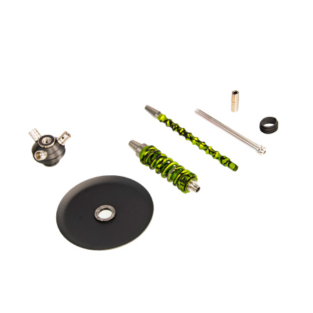 изображение товара Кальян MAMAY CUSTOMS Coilover Micro салатовый сплеш (без колбы)