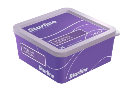 изображение товара Табак для кальяна Starline "Старлайн" (Ягодный попкорн), 250 г