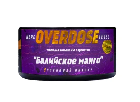 изображение товара Табак Overdose Bali Mango (Балийское манго) 25г