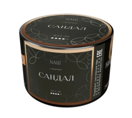 изображение товара Табак NAШ (НАШ) Black Сандал 40г