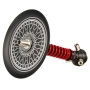 изображение товара Кальян MAMAY CUSTOMS Coilovers MINI чёрно-красный лак (без колбы) грав.BBS