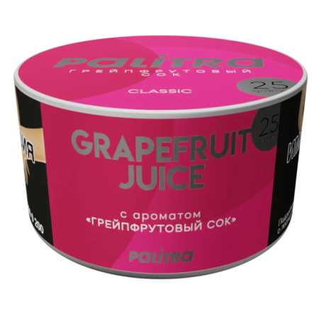 изображение товара Табак Palitra - Grapefruit Juice (Грейпфрутовый сок) 25г