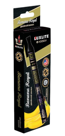 изображение товара Одноразовый электронный кальян LUXLITE с двойным вкусом банана