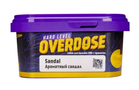 изображение товара Табак Overdose Sandal (Ароматный сандал) 200г