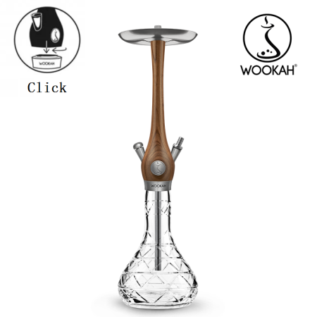 изображение товара Кальян Wookah Walnut Mastercut Terra (Орех) Click (Клик)