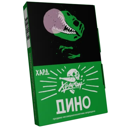 изображение товара Табак Хулиган Hard - Дино (Мятная жвачка) 25г