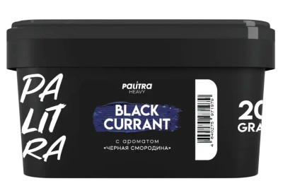 изображение товара Табак Palitra Heavy - Black Currant (Черная Смородина) 200г