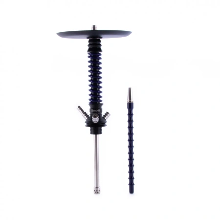 изображение товара Кальян MAMAY CUSTOMS Coilovers MINI чёрно-синий лак (без колбы) гр. куба