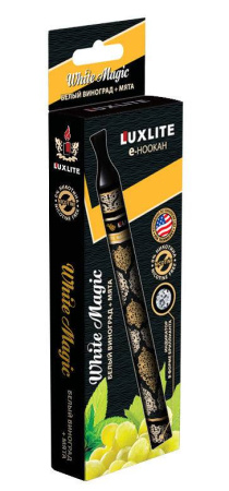 изображение товара Одноразовый электронный кальян LUXLITE со вкусом белого виноград