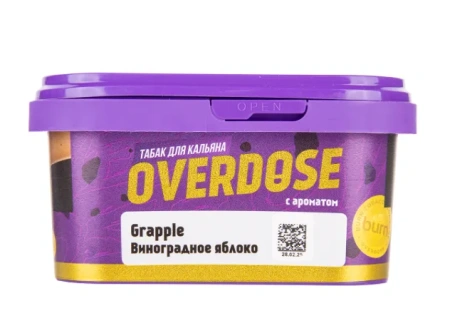 изображение товара Табак Overdose Grapple (Виноградное яблоко) 200г