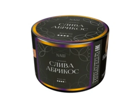 изображение товара Табак NAШ (НАШ) Black Слива Абрикос 40г
