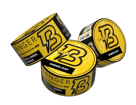 изображение товара Табак Banger Green day (Яблоко, киви, кислинка) 25г