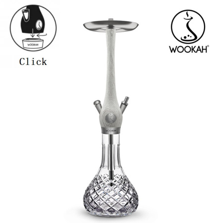 изображение товара Кальян Wookah White Nox Mastercut Check Click (Клик)