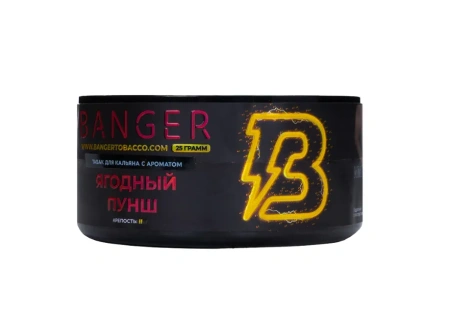 изображение товара Табак Banger Wildberry crush (Ягодный пунш) 25г