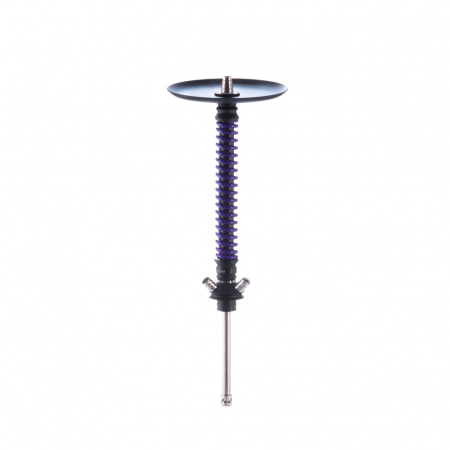 изображение товара Кальян MAMAY CUSTOMS Coilovers чёрно-фиолетовый лак (без колбы)
