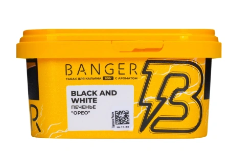 изображение товара Табак Banger Black and White (Печенье Орео) 200г