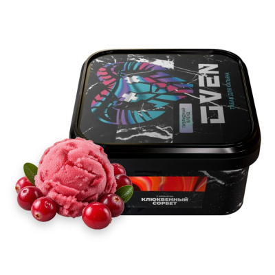 изображение товара Oven 200 г Клюквенный сорбет