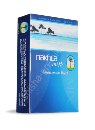 изображение товара Табак для кальяна Nakhla mix Кальян на пляже 50 гр