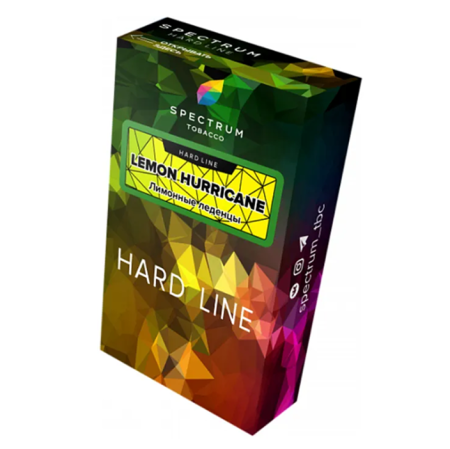 изображение товара Табак Spectrum Hard Line - Lemon Hurricane (Лимонные леденцы) - 40 г