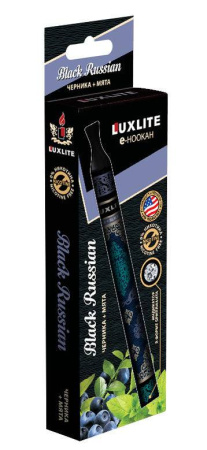 изображение товара Одноразовый электронный кальян LUXLITE со вкусом черники и мяты