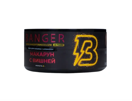 изображение товара Табак Banger Cherry macaroon (Макарун с вишней) 25г