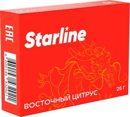 изображение товара Табак для кальяна Starline "Старлайн" (Восточный цитрус), 25 г