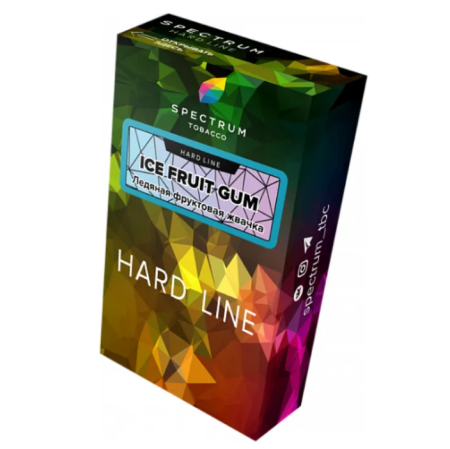 изображение товара Табак Spectrum Hard Line - Ice Fruit Gum (Ледяная фруктовая жвачка) - 40 г