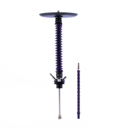 изображение товара Кальян MAMAY CUSTOMS Coilovers чёрно-фиолетовый лак (без колбы)
