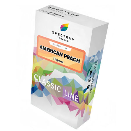 изображение товара Табак Spectrum Classic Line - American Peach (Американский персик) - 40 г