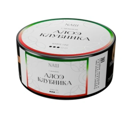 изображение товара Табак NAШ (НАШ) White Алоэ Клубника 100г