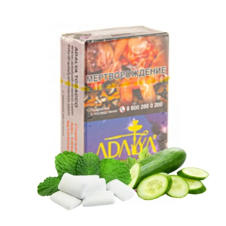 изображение товара Табак для кальяна Adalya Cindy’s (Огурец, жвачка, мята), 20гр