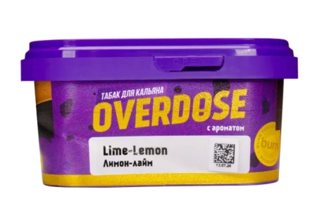 изображение товара Табак Overdose Lime-Lemon (Лимон-лайм) 200г