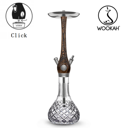 изображение товара Кальян Wookah Grom Wenge Mastercut Check (Венге) Click (Клик)