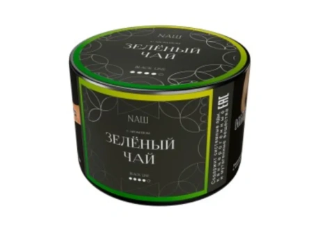 изображение товара Табак NAШ (НАШ) Black Зеленый чай 40г