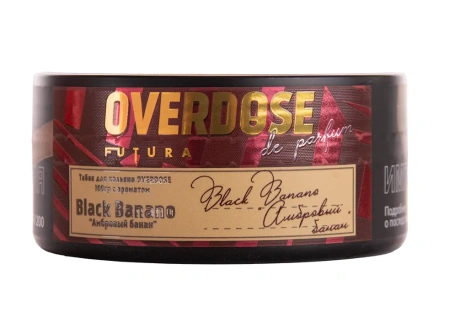 изображение товара Табак Overdose Black Banano De Parfum (Амбровый банан) 100г