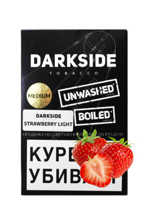 изображение товара Табак Darkside 250 гр, вкус STRAWBERRY LIGHT (Клубника)